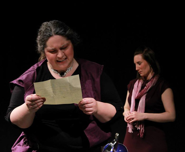 Jen Brown and Stephanie Burrough in Lear
