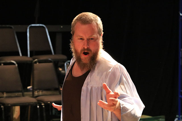 Aaron Sullivan in Caucasian Chalk Circle.