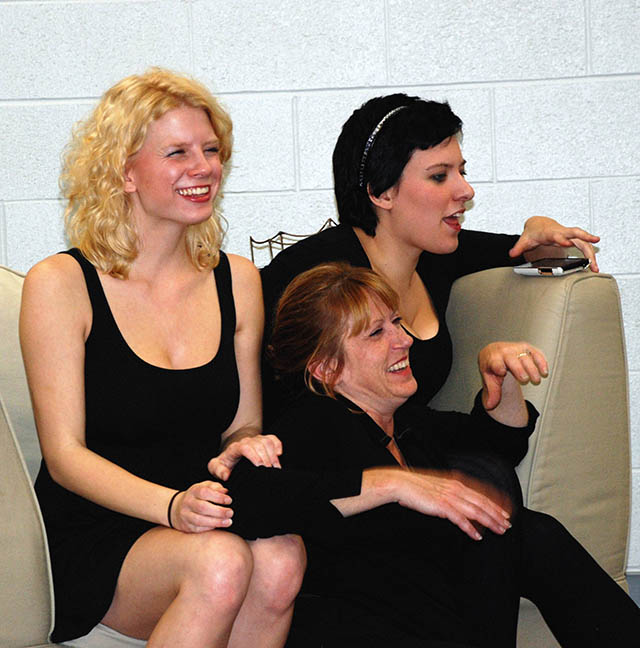 Maggie Woolley, Angela Rathman and Catie Osborn