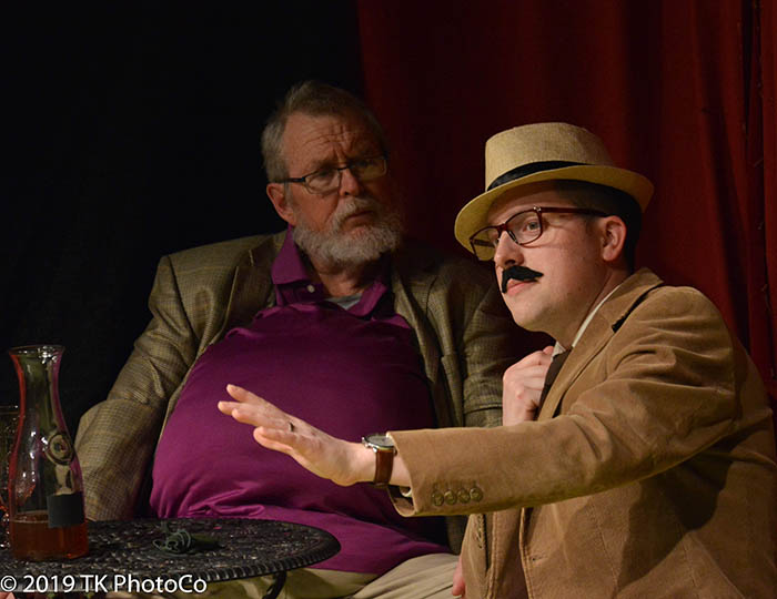 Master Brook and Falstaff